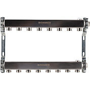 Коллектор ROMMER для радиаторной разводки 8 выходов из нержавеющей стали (RMS-4401-000008)