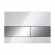 Стеклянная панель смыва TECEsquare белая панель, клавиши хром глянцевый, 150 x 220 x 11 мм 9240802