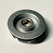 Заглушка Н 1" с прокладкой O-RING, хромированная UNI-FITT
