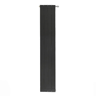 Радиатор STOUT Oscar 2000 мм 4 секции, алюминий (боковое подключение) черный SRA-0110-20000704 