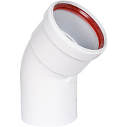 Отвод дымохода 45° D=80 мм, ROMMER (RCA-0080-000045)