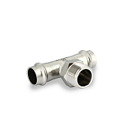 Тройник под пресс переходной 18 х 3/4" х 18 (НР) из нержавейки UNI-FITT (798S2320)