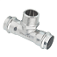 Тройник Н-пресс 28 x 3/4" x 28 нержавеющая сталь VALTEC