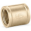 Муфта латунная 1/2" с внутренней резьбой (ВР) LD Pride