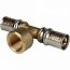 Тройник переходной под пресс 16 х 1/2" х 16 (ВР) STOUT для МП труб