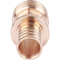 Муфта надвижная НР 20 х 3/4" REHAU RAUTITAN RX бронза