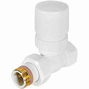 Термостатический клапан для радиатора 1/2" STOUT Design белый, прямой  (SVTD-0001-000015W)