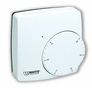 Термостат комнатный WFHT Basic с нормально открытым сервоприводом Watts 230В Артикул 10021094