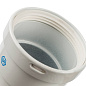 Отвод 90° D=80 мм двухраструбный для коаксиального дымохода STOUT (SCA-0080-020090)