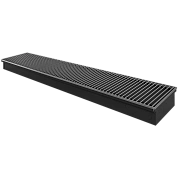 Конвектор внутрипольный ROMMER RCN 80.200.1200 (Решётка роликовая, анод. алюм.) (RCN1-1000-0820120)