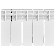 Радиатор биметал. 5 секций STOUT TITAN 200 боковое подключение (белый RAL 9016) 