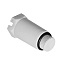 Заглушка удлиненная 25 х 3/4" (НР) ПП (PP-R100) красная HEISSKRAFT