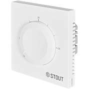 Термостат для теплого пола 1 Вт, 16 А, STOUT, белый (STE-2001-110710)