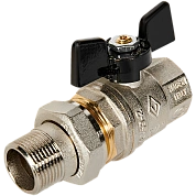 Кран шаровый BUGATTI OREGON 3/4" ВН американка бабочка