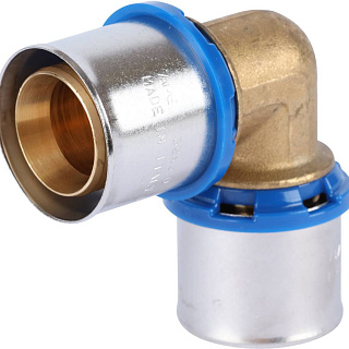 Угольник APE (Италия) 90° 32 х 32 для металлопласта прессовой Артикул ARL3200440