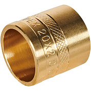 Гильза монтажная 20 х 2,0 мм. для труб PEX аксиальная ROMMER (RFA-0020-002002)