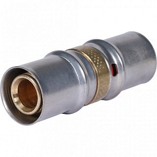 Пресс-муфта соединительная STOUT 20 х 2,0 мм для металлопластиковых труб Артикул SFP-0003-002020