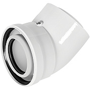 Отвод промежуточный 45° D = 80 х 125 мм. коаксиальный конденсационный ROMMER (RCA-8012-000045)