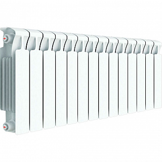 Радиатор биметаллический Rifar Monolit 350/100 14 секций нижнее правое подключение RM35014НП50 
