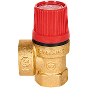 Предохранительный клапан 1/2 x3/4 ROMMER для отопления 3 бар