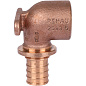 Водорозетка надвижная 25-Rp 3/4" REHAU RX корот. (бронза)