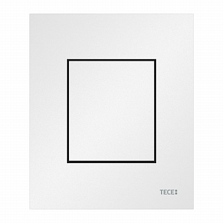 Пластиковая панель смыва TECEnow белая матовая, для инсталляции писсуара, 124 x 104 x 5 мм Артикул 9242407