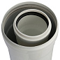 Труба дымохода коаксиальная D=60/100, L=500 мм для конденсационных котлов STOUT (SCA-8610-000500)