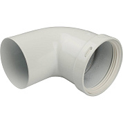 Отвод 90° D=80 мм однораструбный для коаксиального дымохода STOUT (SCA-0080-000090) Отвод