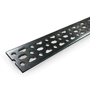 Шина монтажная 50 x 3 х 2000 мм. (сталь) чёрная UNI-FITT (860W2053)