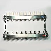 Колл. группа UNI-FITT 1" х 9 вых 3/4" с баланс. и термост. вентил. без конц, OPTIMAL (451B4309.RU)