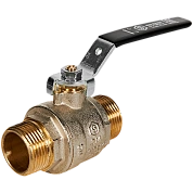 Кран шаровой 3/4" полнопроходной, НР-НР, ручка рычаг, STOUT (SVB-0005-200020)