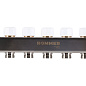 Коллектор ROMMER с расходомерами 7 выходов в сборе из нержавеющей стали