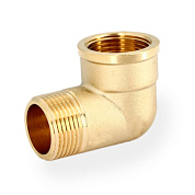 Угол резьбовой 1" ВН, латунь UNI-FITT OPTIMAL (611G4401)