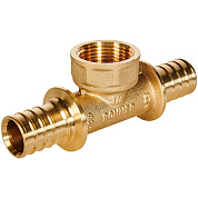 Тройник переходной 25 x 3/4" (ВР) аксиальный для труб PEX ROMMER (RFA-0028-002534)