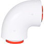 Первичный отвод 90° коаксиальный, D=60/100 (совместим с BOSCH) ROMMER (RCA-6010-240190)