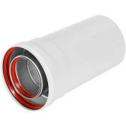Удлинитель дымохода D=80/125 мм, L=250 мм коаксиальный, ROMMER (RCA-8125-000250)