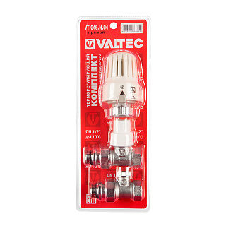 Комплект терморегулирующего оборудования ВН 1/2" для радиатора прямой VALTEC VT.046.N.04