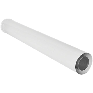 Удлинитель дымохода D = 80 х 125 мм., L = 1000 мм. коаксиальный, ROMMER (RCA-8125-001000) Артикул RCA-8125-001000