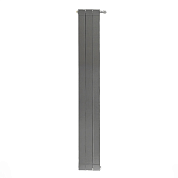 Радиатор STOUT Oscar 2000 мм 3 секции, алюминий (боковое подключение) серый