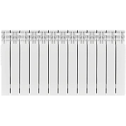 Радиатор биметал. 13 секций STOUT TITAN 500 боковое подключение (белый RAL 9016)