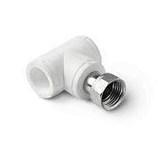 Тройник с накидной гайкой 20 x 3/4 PP-R Pro Aqua