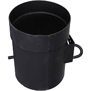 Патрубок дымохода ROMMER D = 150 мм., L = 197 мм., горизонтальный (RSB-1110-041396)