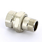 Американка с плоской прокладкой 1/2" x 1/2" ВН никель UNI-FITT
