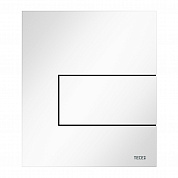 Металлическая панель смыва TECEsquare белая глянцевая, для инсталляции писсуара, 144 x 124 x 2 мм 9242812