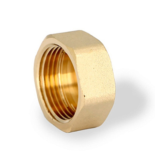 Заглушка UNI-FITT OPTIMAL с внутренней резьбой 3/8", латунь Артикул 607G1001