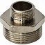 Ниппель переходной резьбовой НР 2" x 1" никель STOUT