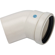 Отвод 45° D=80 мм для конденсационных котлов STOUT (SCA-8080-000045) Отвод