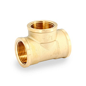 Тройник резьбовой (ВР) 3/4" латунь UNI-FITT OPTIMAL (615G3331)