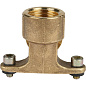 Водорозетка надвижная 20-Rp 1/2" REHAU RX корот. (бронза)