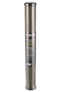Картридж Гейзер Микс Блок 10 мкм 20" SL уголь с каталоном 20" Slim Line